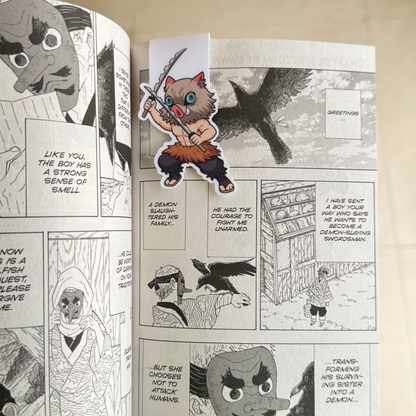 Demon Slayer Inosuke Hashibira - Magnetic Bookmark