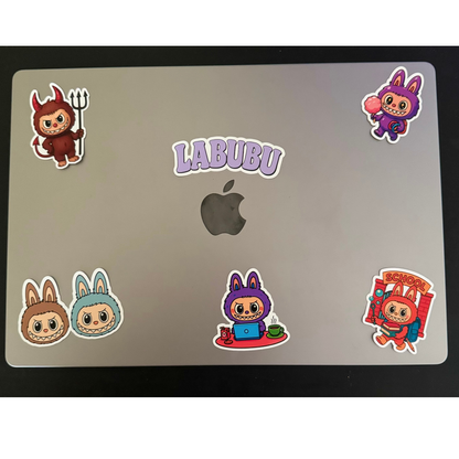Labubu- Chibi Style 30-Die-Cut Sticker Pack
