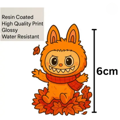 Labubu- Chibi Style 30-Die-Cut Sticker Pack