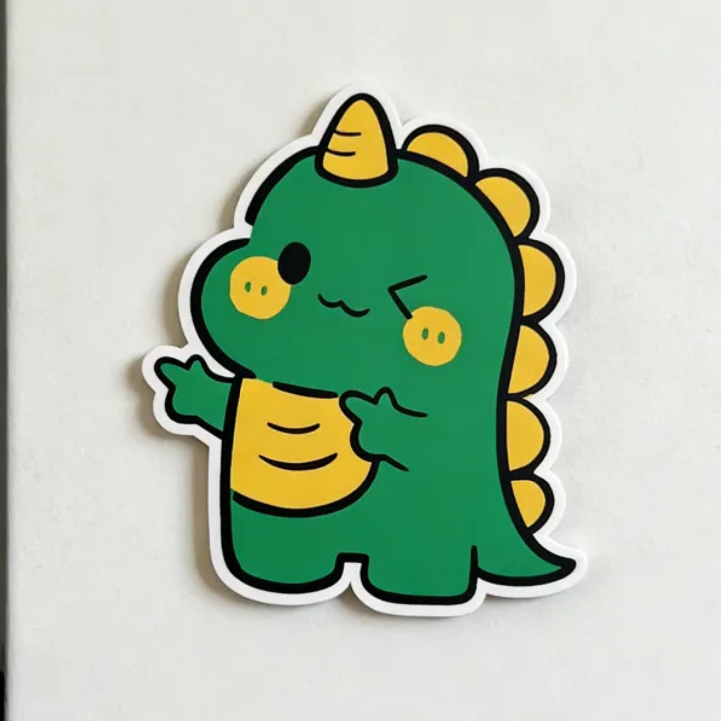 Cute Dinosaur Chibi 3D Printed PLA Fridge Magnet | Kawaii Cartoon Dino | Kids Room Decor