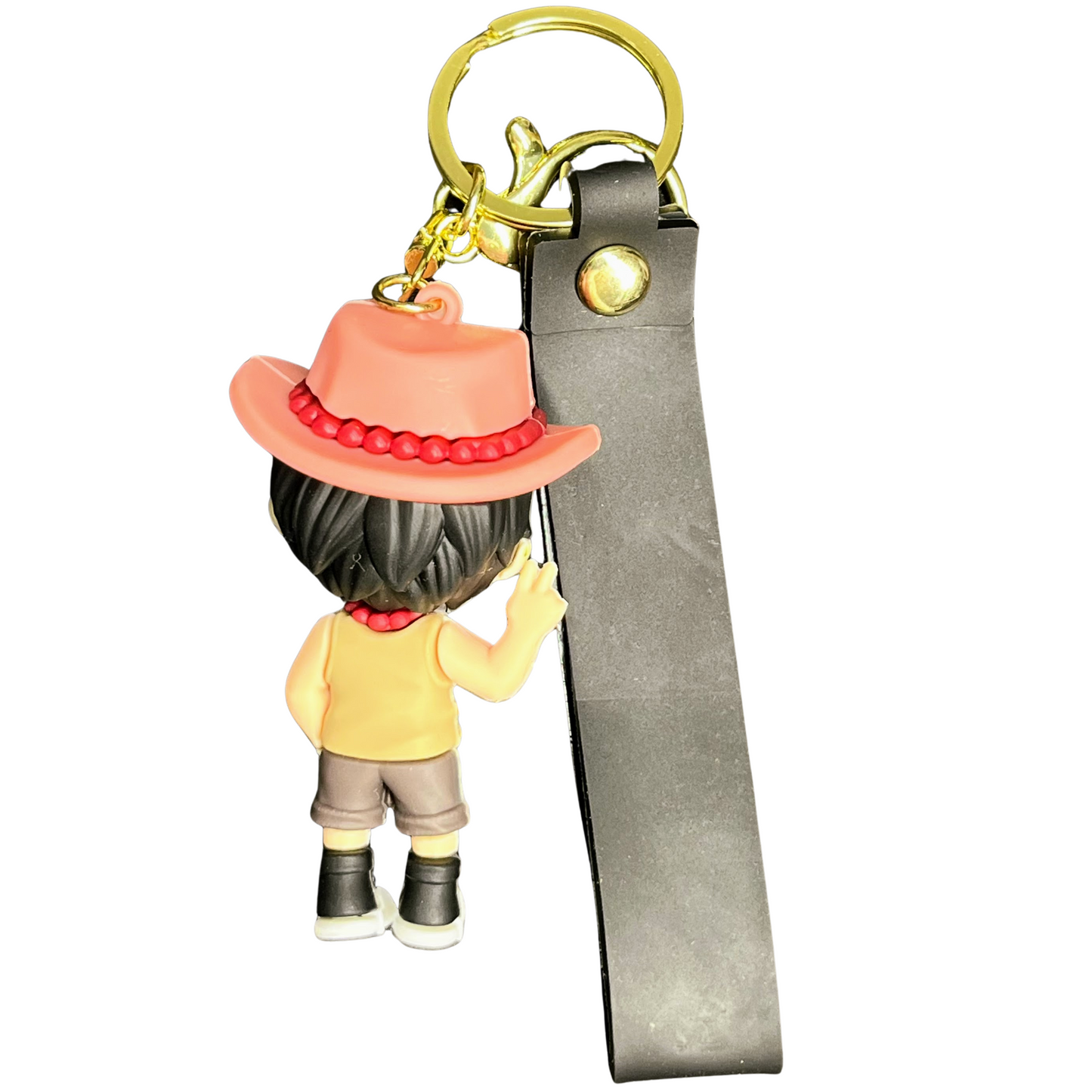 Portgas D. Ace 3D Rubber Key chain-D1 - One Piece