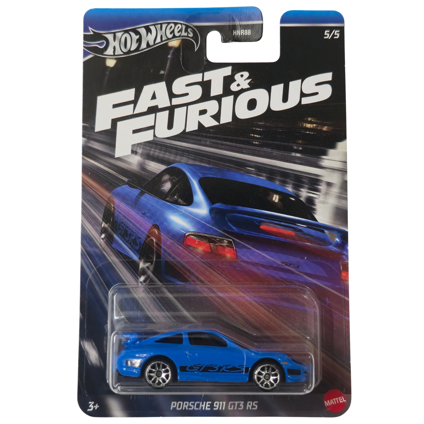 Fast & Furious – Porsche 911 GT3 RS (Blue Edition) - Hot Wheels Imported