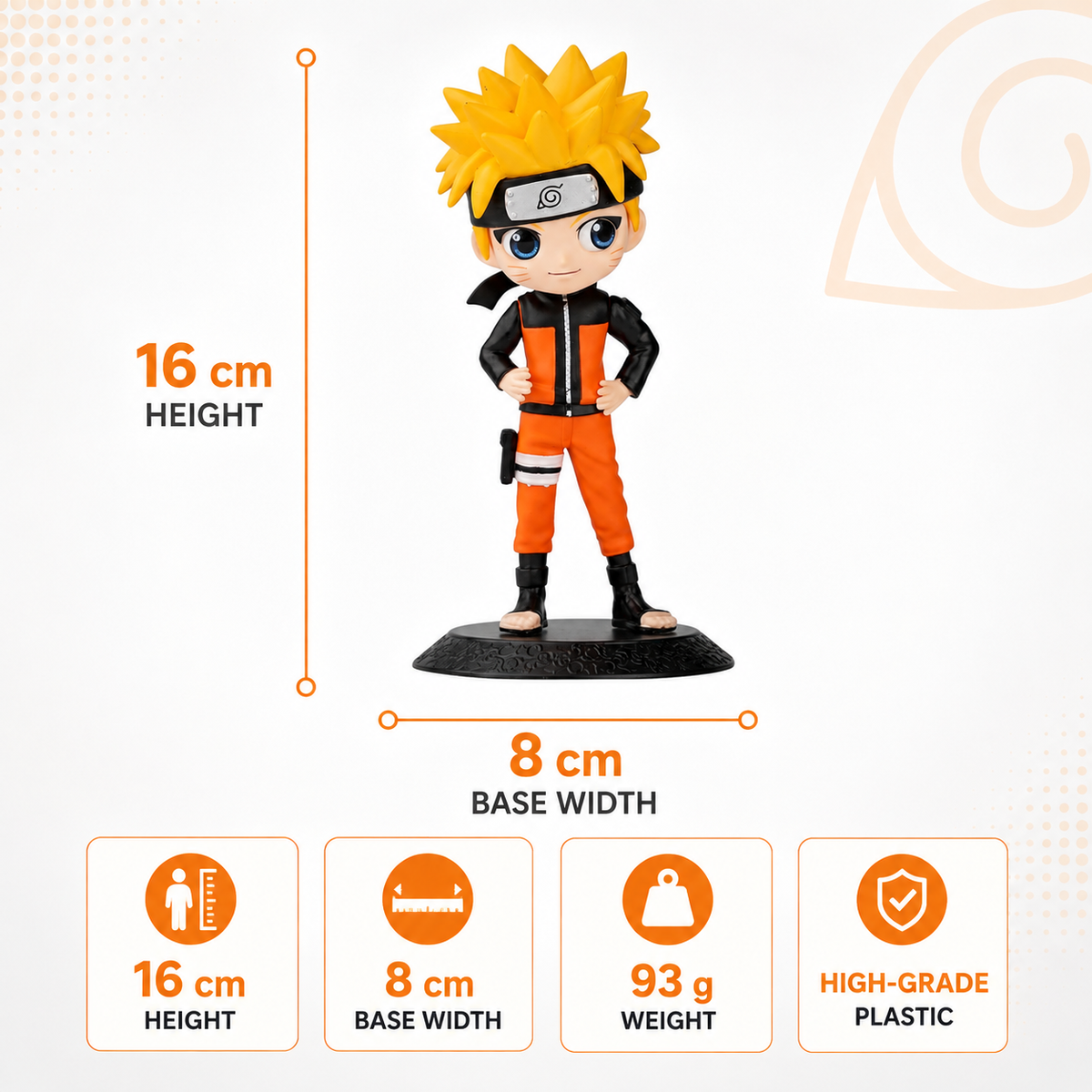 Naruto Uzumaki Premium Q Posket PVC Figure – Naruto – Kraft Crate