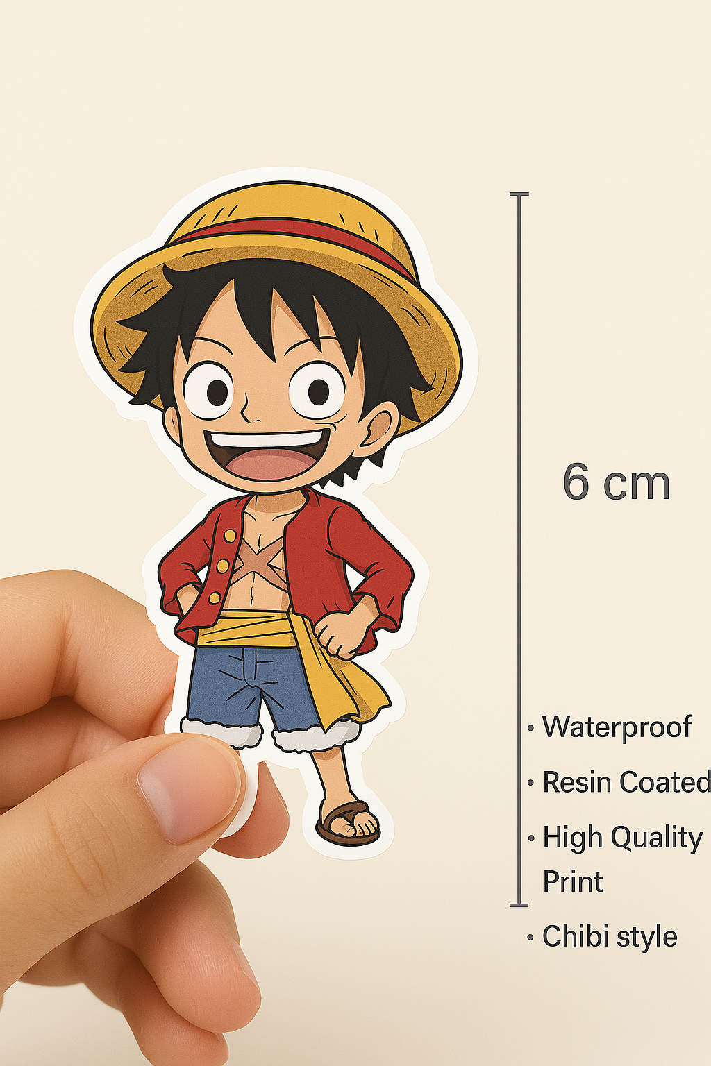 One Piece- Chibi Style 30-Die-Cut Sticker Pack