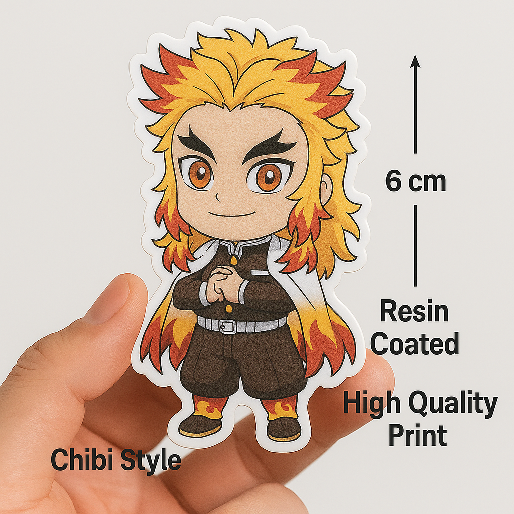 Demon Slayer(Hashiras & Upper Moons) Chibi Style 30-Die-Cut Sticker Pack