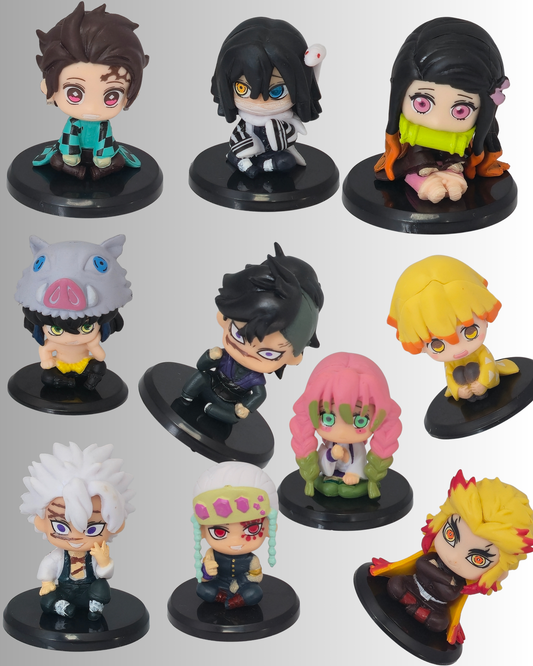 Demon Slayer 4.5 CM PVC Figure Set of 10 – Demon Slayer