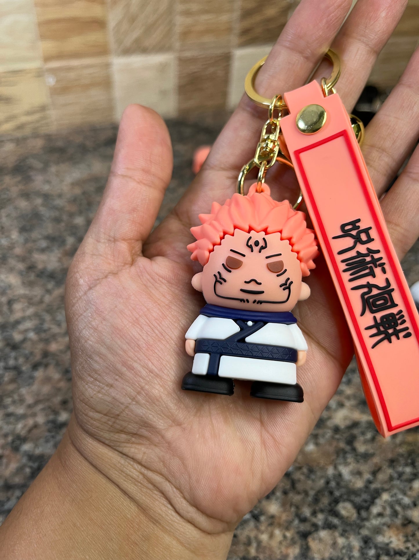 Ryomen Sukuna 3D Rubber Key chain-D1 - Jujutsu Kaisen