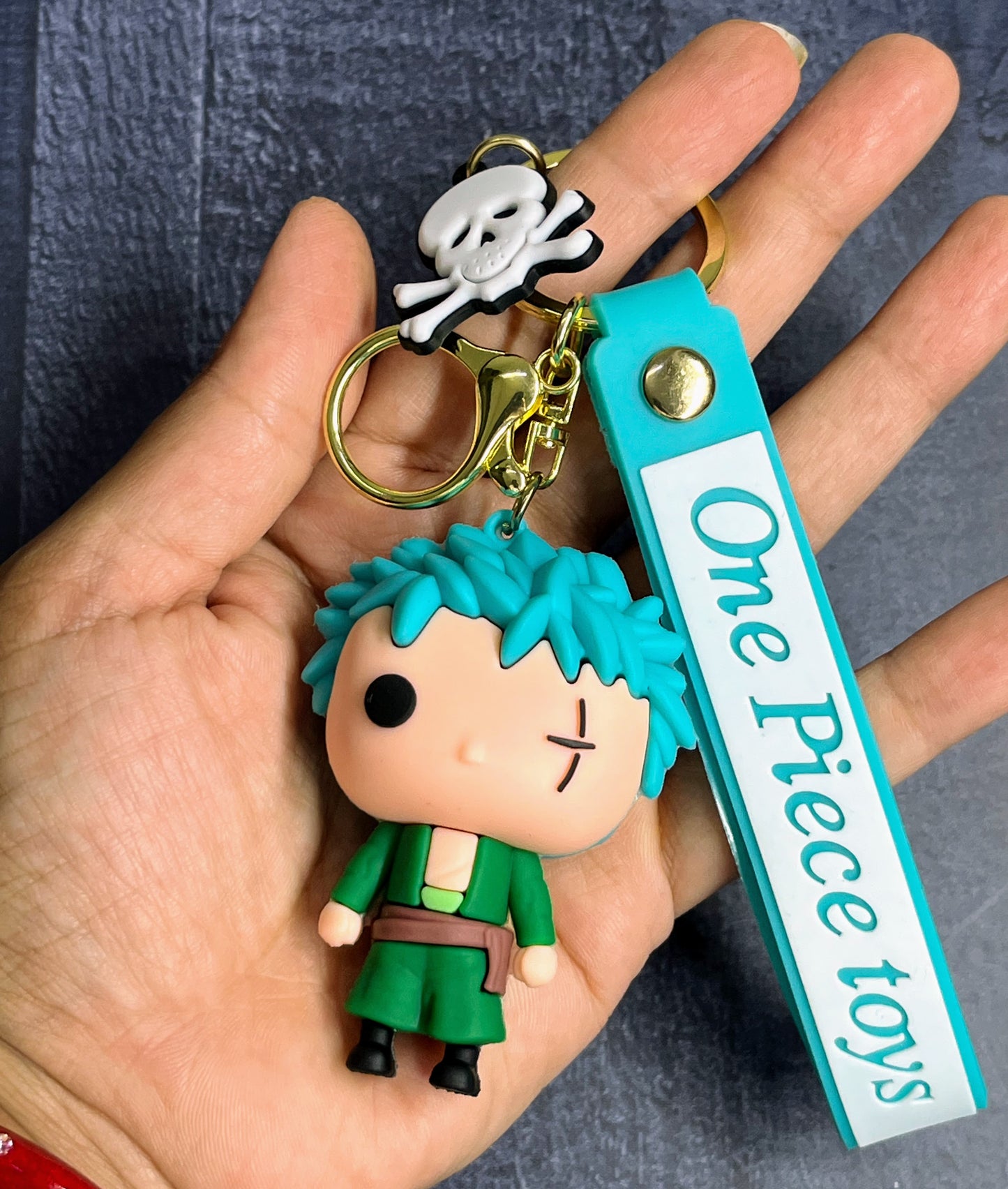 Roronoa Zoro Bob-Head Key chain- One Piece