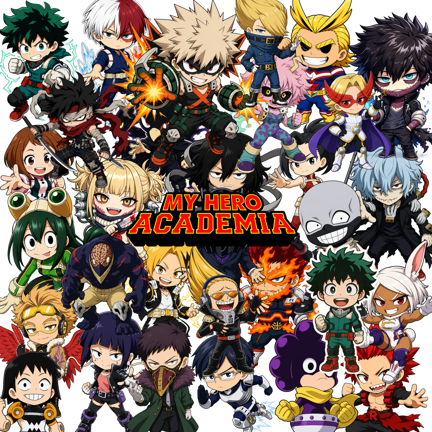 My Hero Academia - Chibi Style 30-Die-Cut Sticker Pack