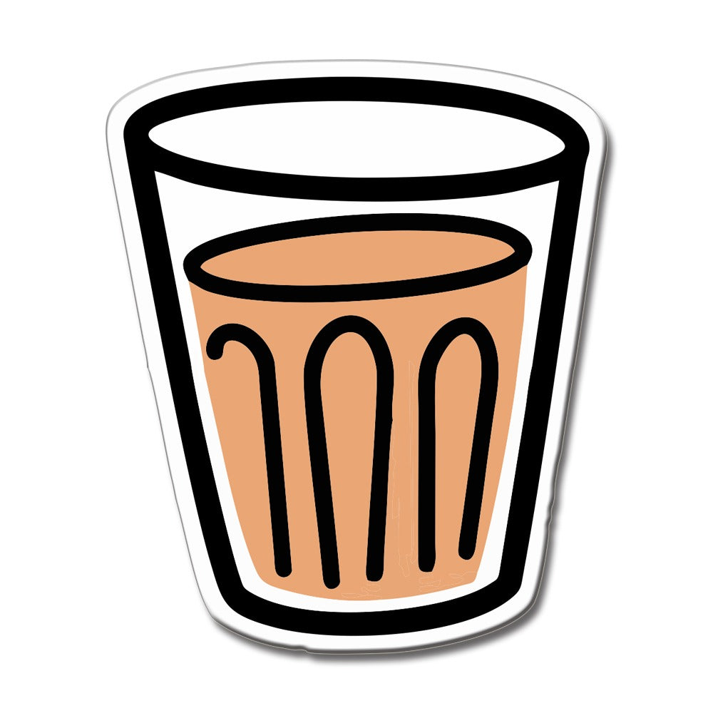 Cutting Chai MDF Fridge Magnet – Desi Stuff