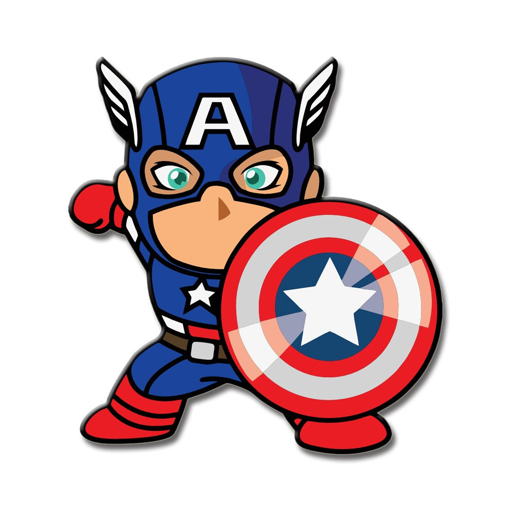 Captain America MDF Fridge Magnet – Marvel