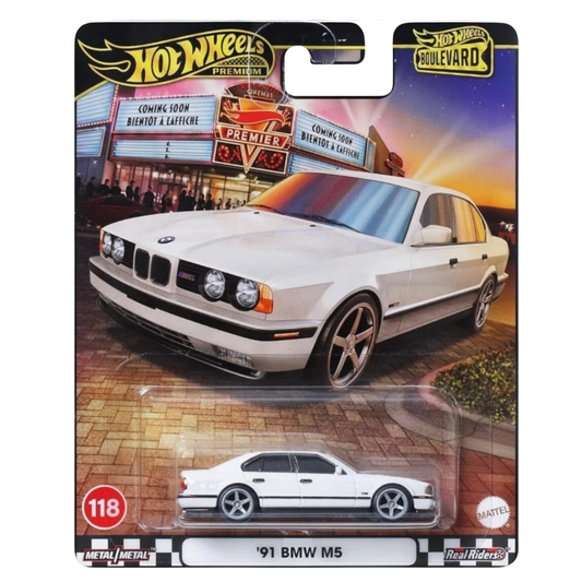 ’91 BMW M5 (E34) – Boulevard Series -Hotwheels Imported