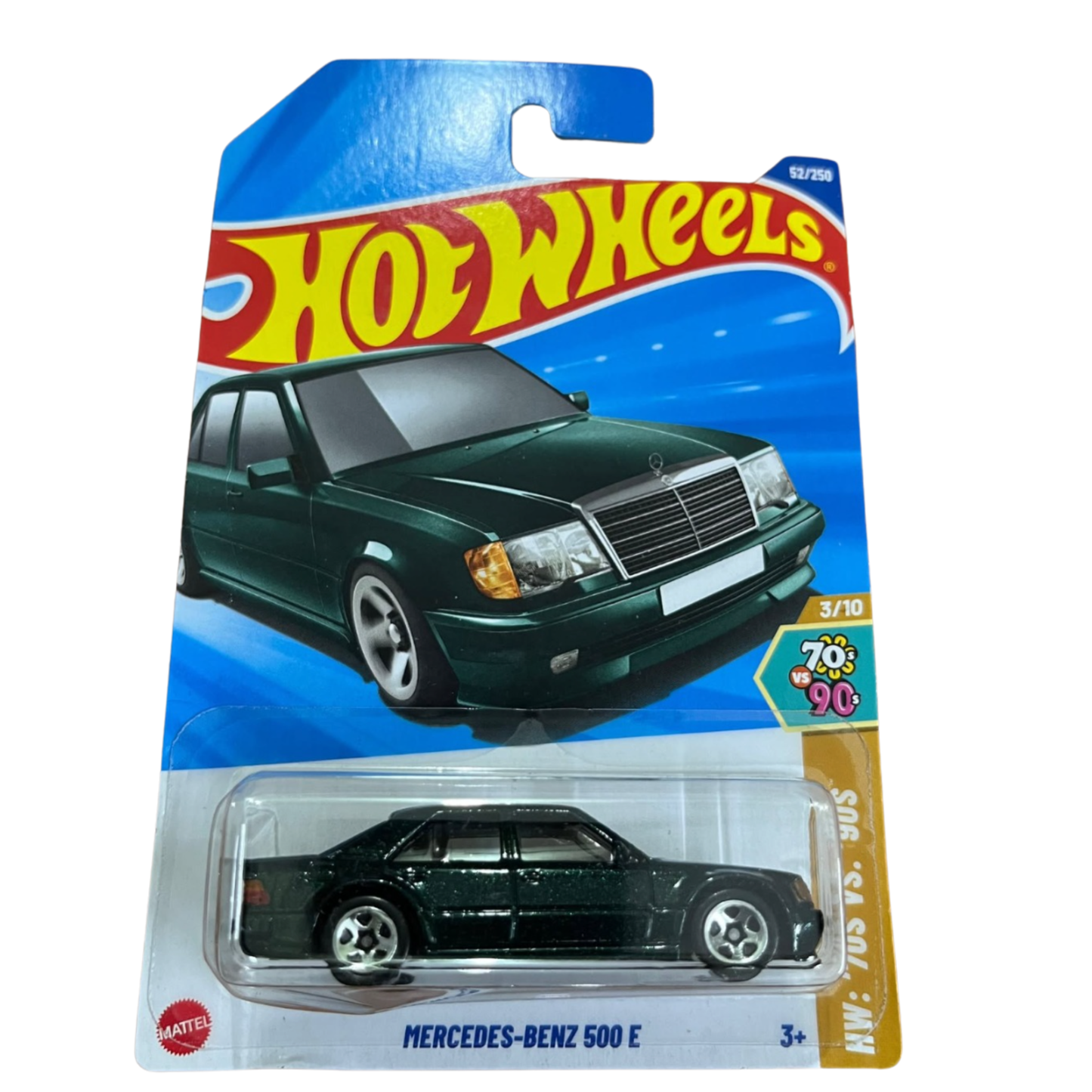 2Mercedes-Benz 500 E – 2025 70s vs 90s Series - Hot Wheels Imported