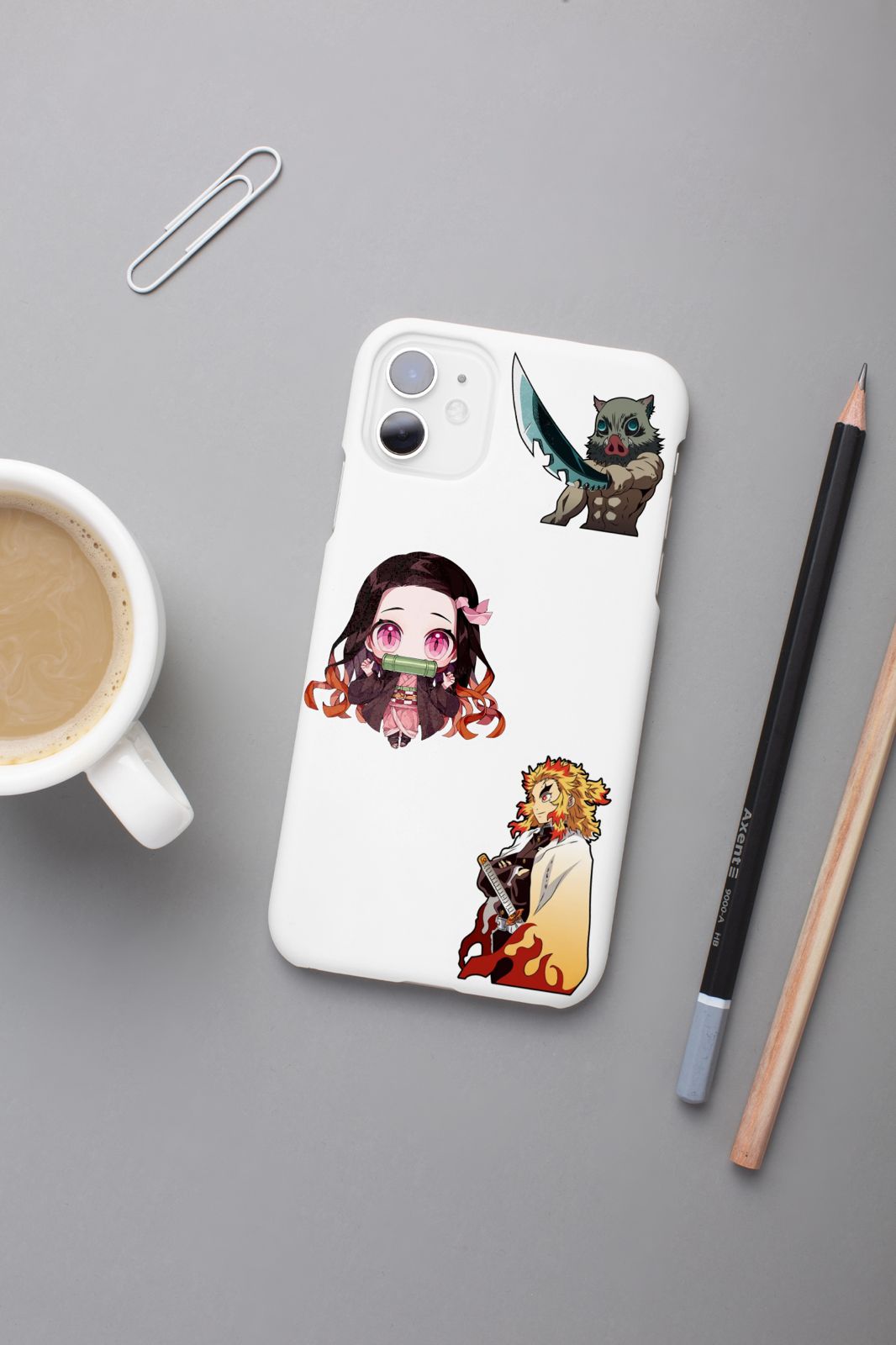 Demon Slayer( Main Leads) Chibi Style 30-Die-Cut Sticker Pack
