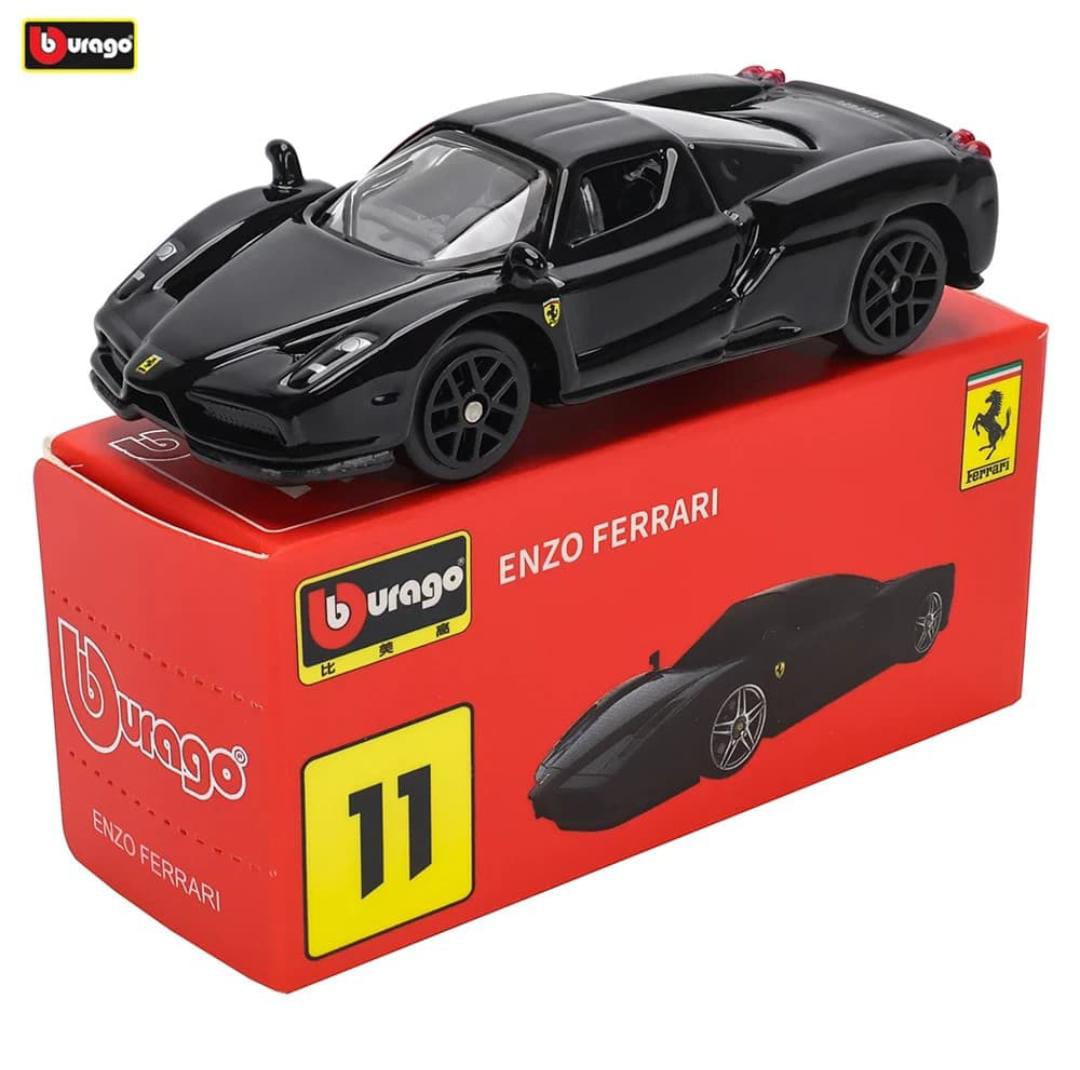 Enzo Ferrari – Bburago 1:64 Scale Die-Cast Model Car (Black)
