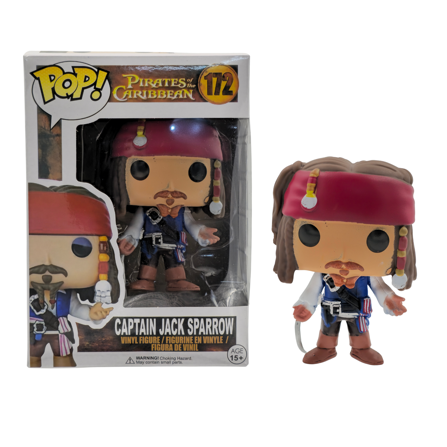 Captain Jack Sparrow - 13 cm Funko Pop head inspired Figure – Pirates of the Caribbean
