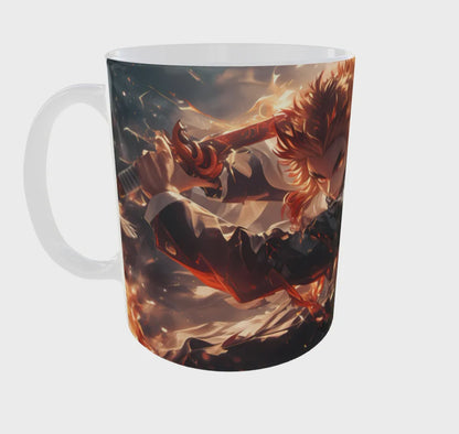 Demon Slayer Themed printed Coffee Mug D4 - Demon Slayer Merch