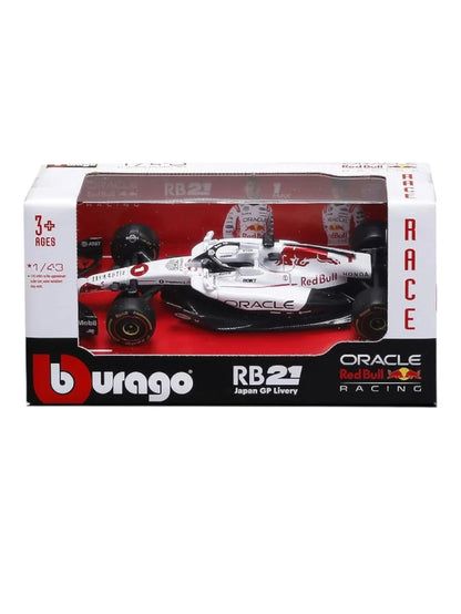Oracle Red Bull Racing RB21 – Japan GP Livery – Bburago 1:43 Scale Die-Cast Cars