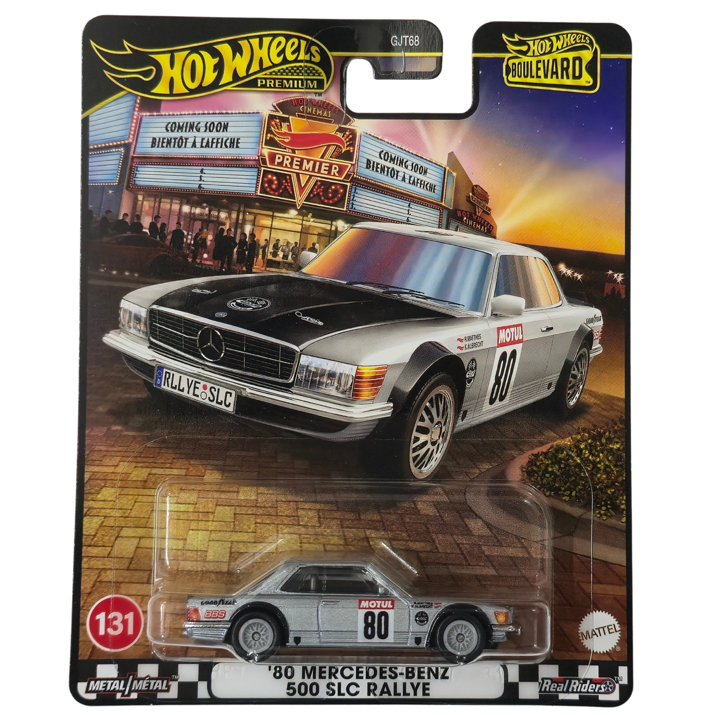 80 Mercedes-Benz 500 SLC Rallye | Motul Livery (Boulevard Series) - Hot Wheels Premium