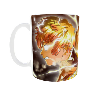 Zenitsu Agatsuma printed Coffee Mug - Demon Slayer Merch