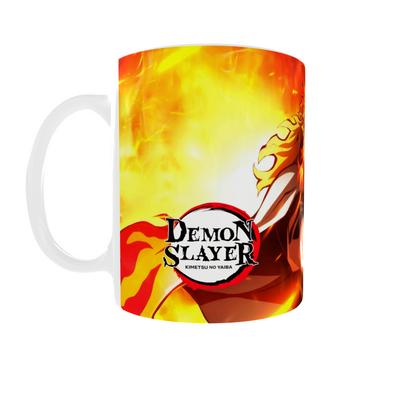 Rengoku Demon Slayer Themed printed Coffee Mug - Demon Slayer Merch