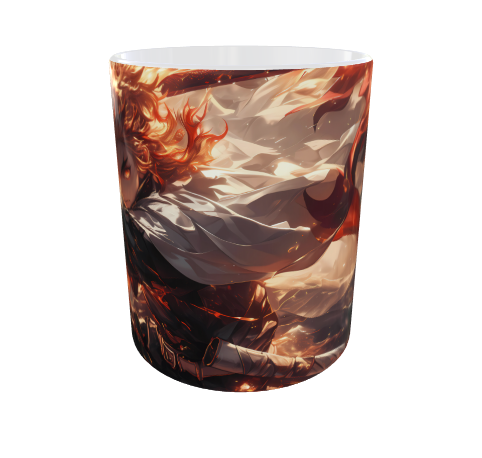 Demon Slayer Themed printed Coffee Mug D4 - Demon Slayer Merch
